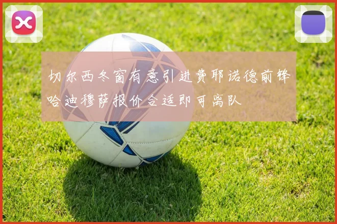 切尔西冬窗有意引进费耶诺德前锋哈迪穆萨报价合适即可离队