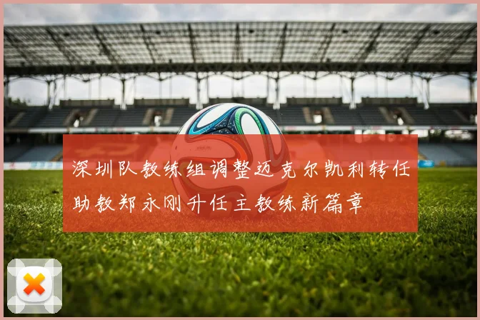 深圳队教练组调整迈克尔凯利转任助教郑永刚升任主教练新篇章